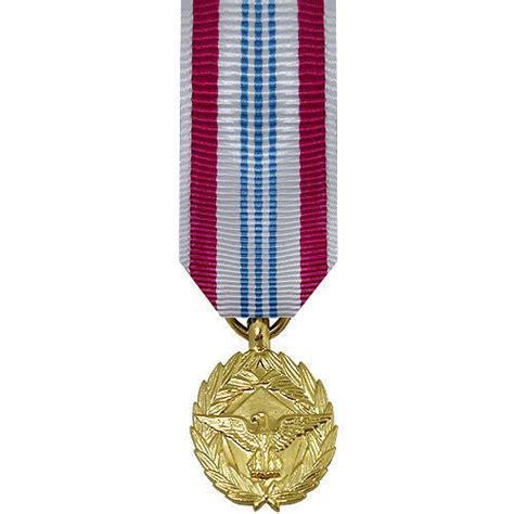 Defense Meritorious Service Anodized Miniature Medal Vanguard