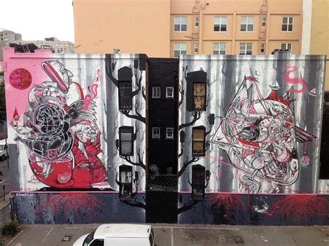 How Nosm New Mural In San Francisco Usa Streetartnews