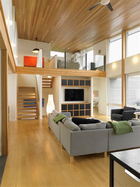 Turkel Design For Lindal Cedar Homes 70626 Contemporary Living Room