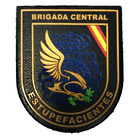 Parche De Brazo Brigada Central Estupefacientes Udyco En Pvc