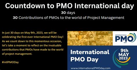 International Pmo Day And The Contributions Of Pmos