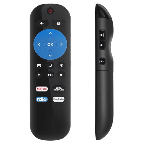 Vinabty Replaced Remote Control Fit For Sharp Roku Tv With 4 Shortcut