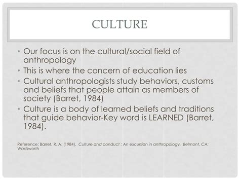 Ppt Anthropology Perspective Powerpoint Presentation Free Download Id 3062793