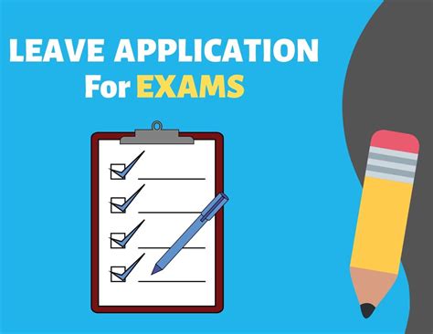 Leave Application For Exam Preparation 6 Samples Added