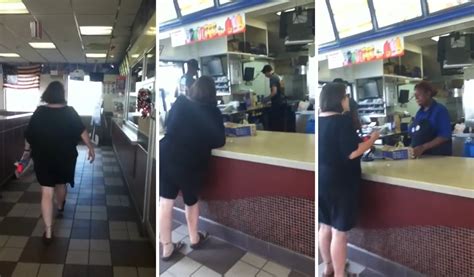 Crazy Lady Freaks Out Over Hamburgers At White Castle Video Dailymotion
