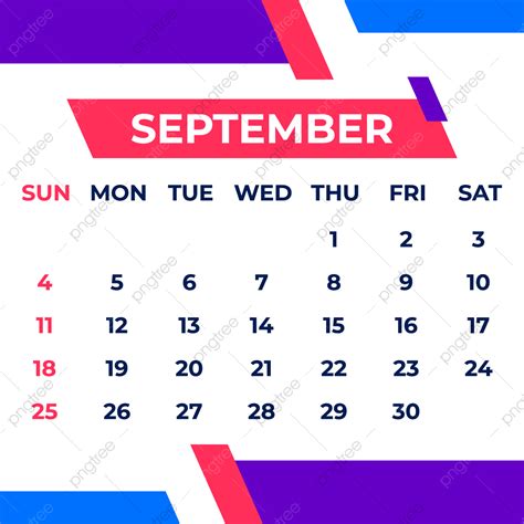 September 2022 Kalender Png Kalender September 2022 Png Monatliche
