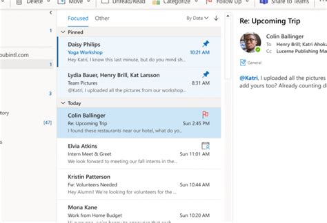 Pin Important Emails To Top Of Your Mailbox Microsoft Tech Community