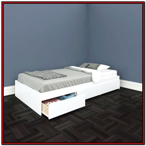 Full Size Platform Bed With Storage Ikea Bedroom Home Decorating