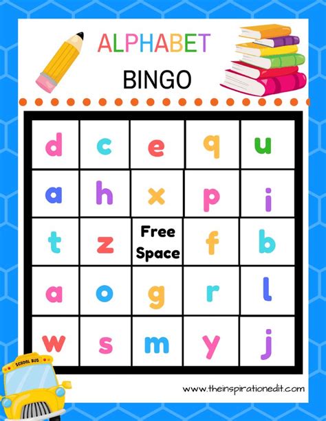 Finally, the next nine letters (from rho to sampi) were used for 100 to 900. Free Alphabet Bingo Printable For Kids · The Inspiration ...