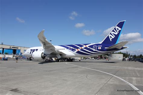 Photos Of Anas First Boeing 787 Dreamliner In Special Livery