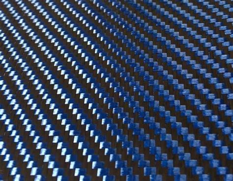 Orange Blue Hybrid Carbon Kevlar Fabric 200gsm Aramid Carbon Mixed Cloth