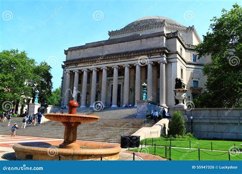Columbia University Library Dome Editorial Photo Image Of City