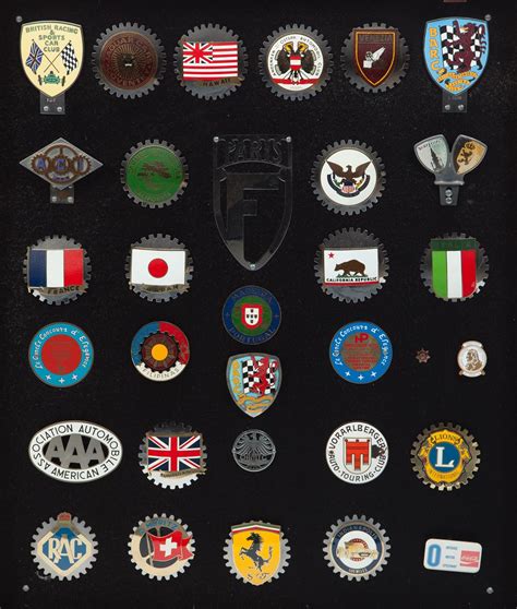 Car Badge British Racing And Sports Car Club Grill Badge Emblem Logos