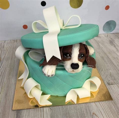 Pin By Denise On Let Them Eat Cake Puppy Cake Dog Birthday Cake