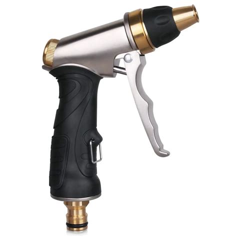 Hose Spray Gun Hose Spray Nozzle Watering Gun High Pressure Metal
