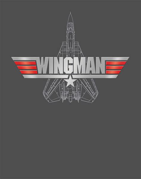 Top Gun Wingman Slim Fit Design Soft Women For Me Digital Art By