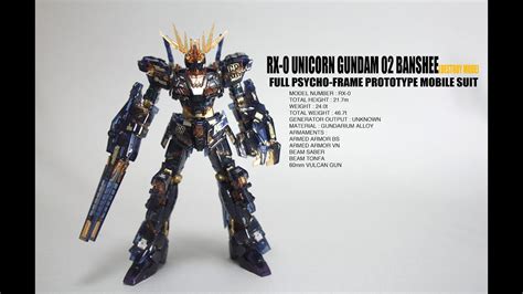 003 Hguc Rx 0 Unicorn Gundam 02 Banshee Destroy Mode Innerspace