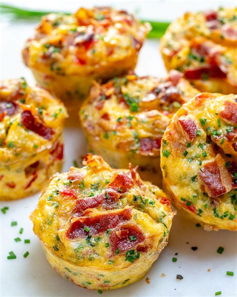 These Clean Eating Bacon Egg Muffins Are The Bomb Clean Food Crush
