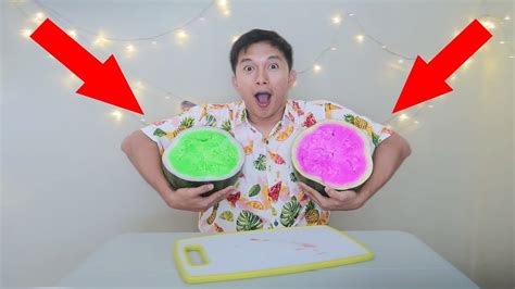Makan Semangka Warna Warni Ini 😍 Youtube