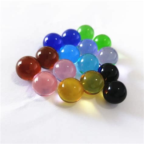 Solid Small Colored Glass Ball With High Precision Crystal Sphere 25mm 30mm 40mm 50mm