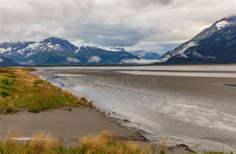 Kenai Peninsula Alaska Coast Landscape Stock Photo Image Of