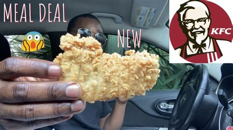 Kfc New Chicken Tenders And Fries Meal Deal Review Chicken Tenders Youtube