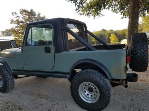 1983 Jeep Cj7 4x4 With Scrambler Style Half Cab And 258 6 Cylinder
