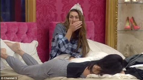 Celebrity Big Brothers Luisa Gives A Tender Bum Massage To Jasmine