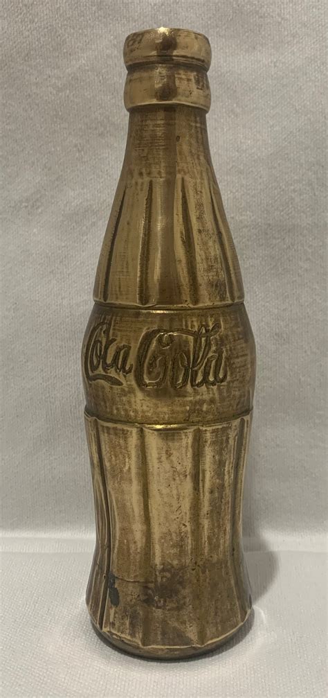 Vintage Collectible Solid Brass Coca Cola Bottle Registered Etsy