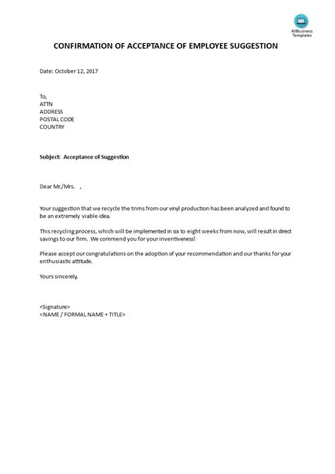 Letter Of Employment Confirmation Template Cover Letter
