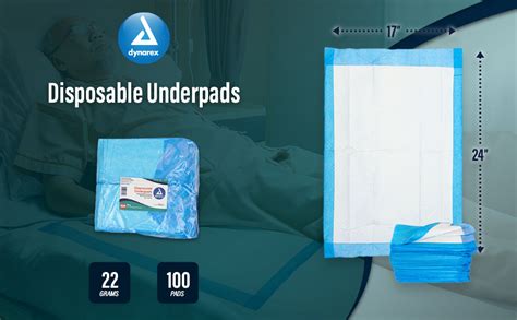 Dynarex Disposable Underpads Medical Grade Incontinence