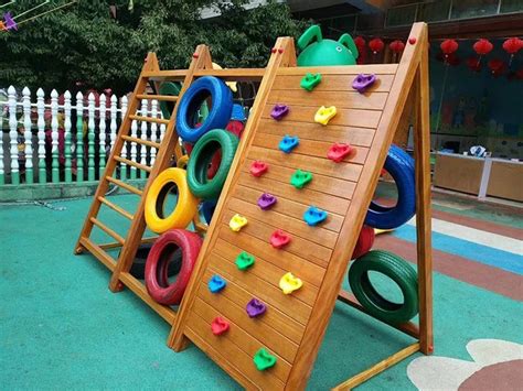 10pcsset Kids Rock Climbing Wall Holds Children Wood Wall Etsy In