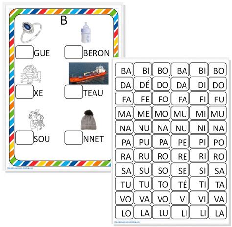 Valuation Les Syllabes D Attaque Ms Gs Maternelle Education Hot Sex