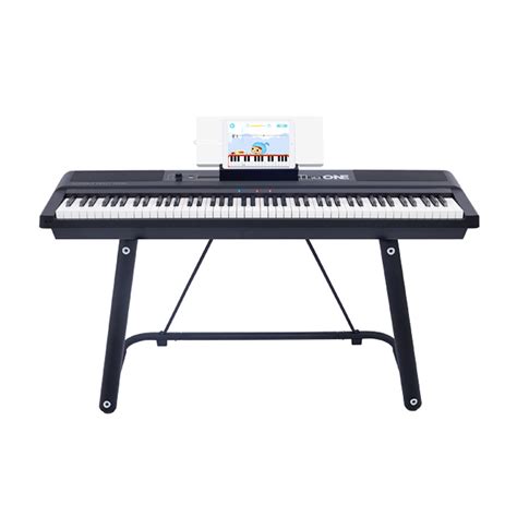 The One Light Keyboard 88 Key Black Smart Piano Touch Of Modern