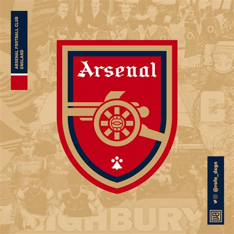 Arsenal Football Club Rebranding By Rofedsgn