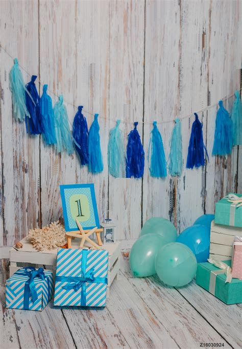 Sparkle like a unicorn first birthday party! LIFE MAGIC BOX Wood Wall Floor Photo Backgrounds Blue ...