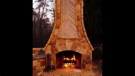 Time Lapse Outdoor Fireplace Kitchen Pizza Oven Part I Youtube