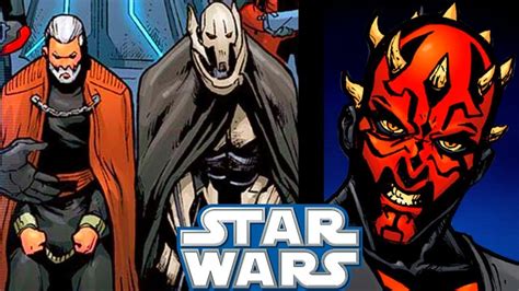 Maul CAPTURES Both Dooku and Grievous(CANON) - Star Wars Comics ...