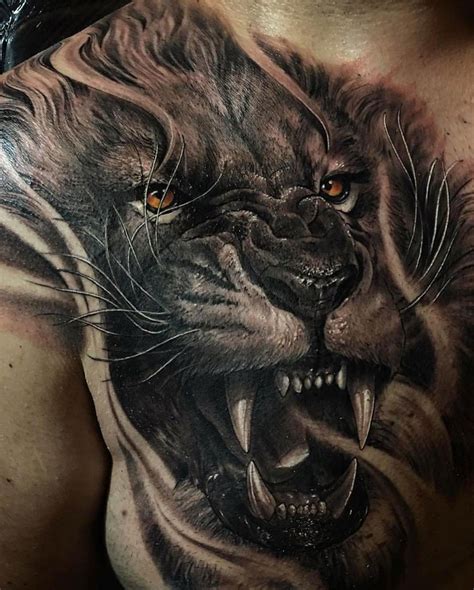 Roaring Lion Best Tattoo Design Ideas