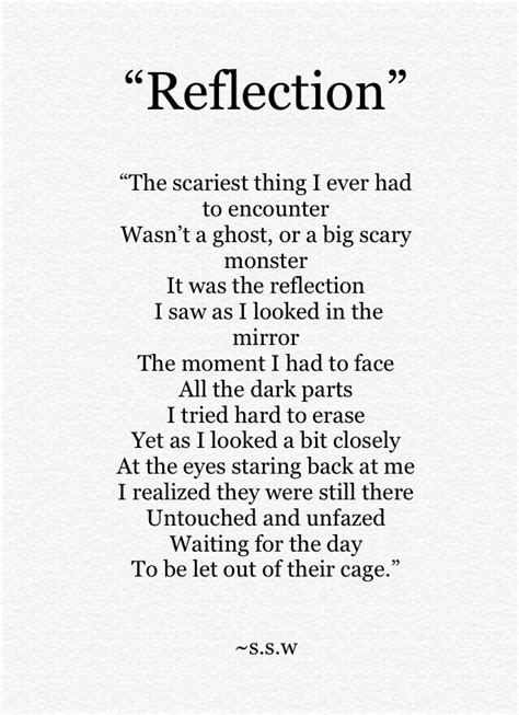 Reflection ~ssw 🍎 Poem Rhyme Dailypoetry Poetrycommunity