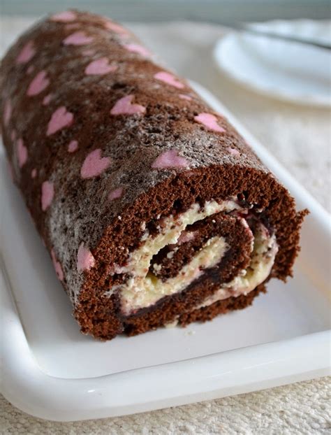 Patterned Chocolate Swiss Roll Cake Gayathris Cook Spot