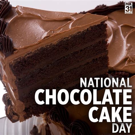 National Chocolate Cake Day Images With A Dollop Of Frosting One