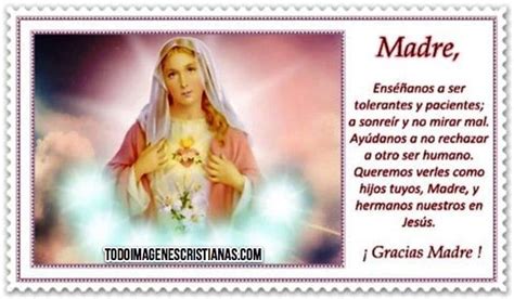 Imágenes Cristianas Con Oración A La Vírgen María