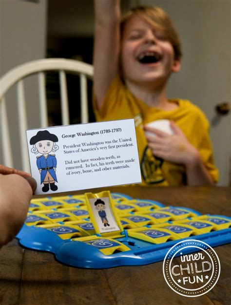 A Fun Game For Presidents Day Inner Child Fun
