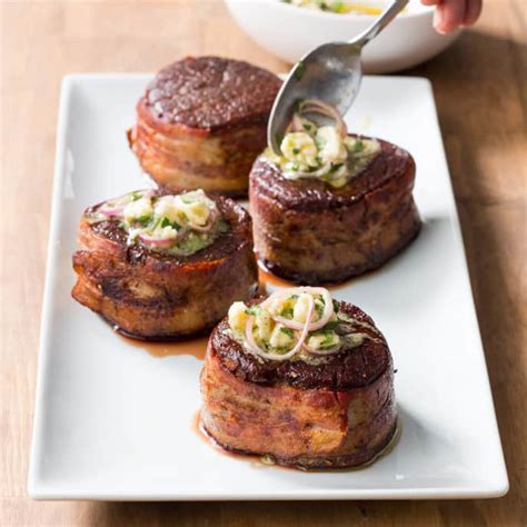 Bacon Wrapped Filets Mignons Cook S Country Recipe