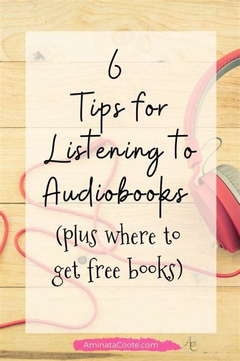 How To Listen To Audiobooks Plus Where To Get Free Books — Aminata Coote