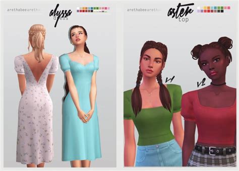 Wildflowers Cc Pack Updated Aretha Sims 4 Cc Packs Si