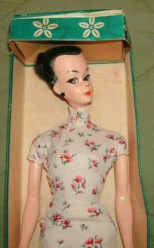 Hong Kong Lilli W Original Box And Stand Clone Of Bild Lilli Vintage Barbie Dolls Vintage