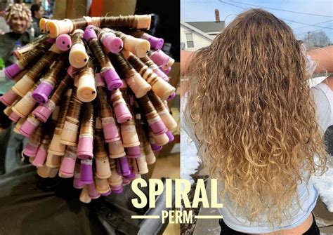 Modern Day Perms In With Before After Pictures Spiral Perm Spiral Perm Long Hair