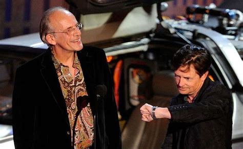 Michael J Fox Y Christopher Lloyd Juntos A 37 Años De Volver Al Futuro